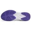 Li Ning Ace V Kollektion Dämpfung Rutschfest Abriebfest Niedriger Schaft Badminton Schuhe Unisex Weiß Lila AYTT001-4