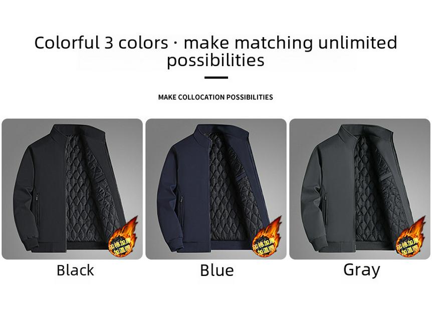 Men's Winter Jacket 2022: Warm Cotton Coat for Middle-aged and Elderly