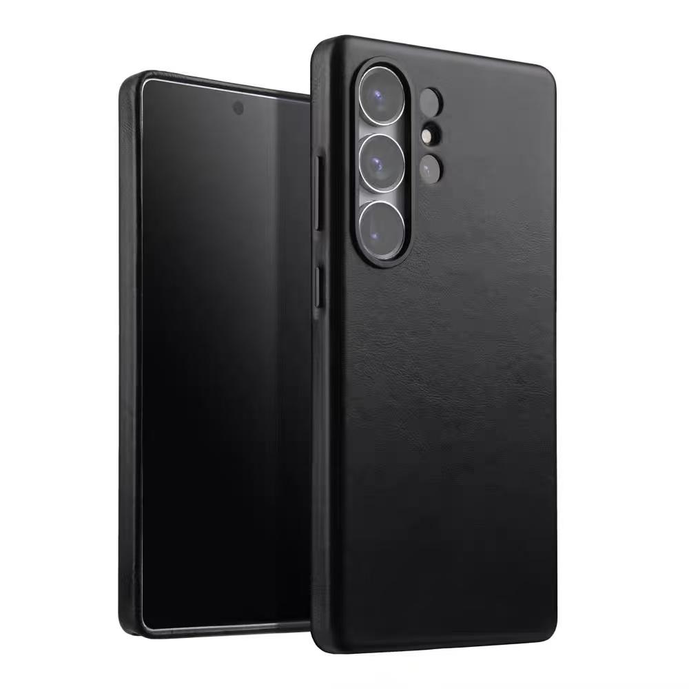 Melkco Glossy Oil-Wax Leather Phone Case For Samsung Galaxy S25 Ultra S25U Magnetic Wireless Charging Genuine Cowhide Hard Cover