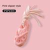 Pet Molar Tooth Cleaning Dog Bite Toy Slippers OEM_ODM Supplier Resistant Physical Consumption Pet Toys
