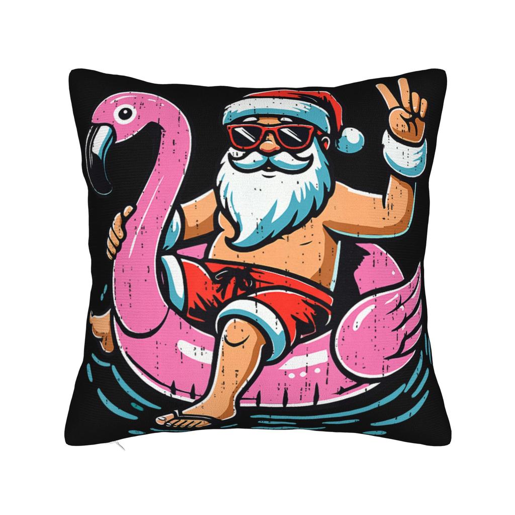 Decorative Pillow Covers Christmas In July Vacation Stuff Sofa  Pillow Case Cover Square Multi-Size