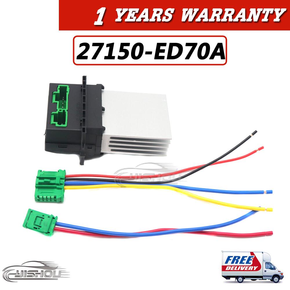 27150-ED70A Blower Motor Heater Fan Resistor For Nissan Tiida 7701048390 6441W6