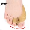 Anti-slip Toe Separator 1 Pair for Overlapping Toes, Soft SEBS Bunion Corrector, Double Foot Pain Relief Spacer Hole Hallux Valgus, Breathable