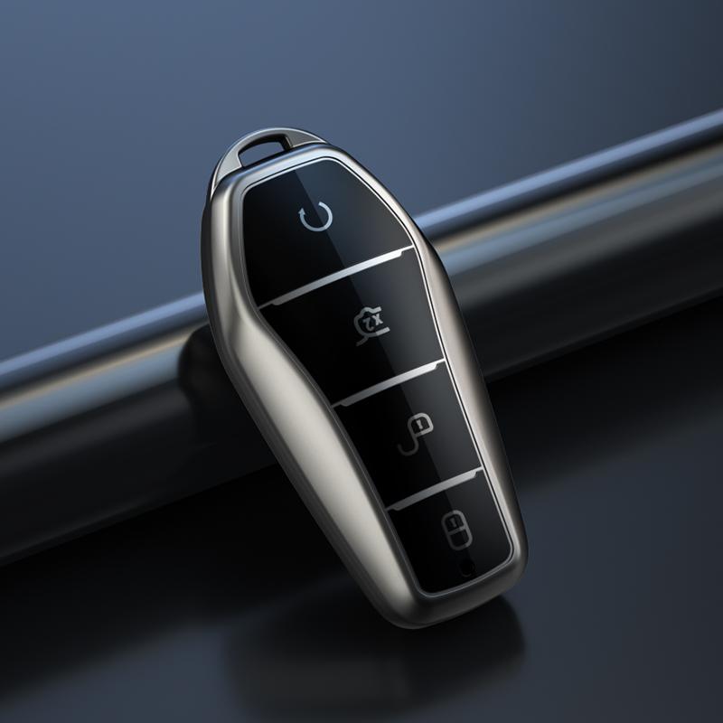 Autoschlüsselhülle Vollabdeckung Schale Halter Schutz für BYD Tang EV600 Han EV Yuan ATTO 3 Song PLUS Pro MAX DMI Qin Autozubehör