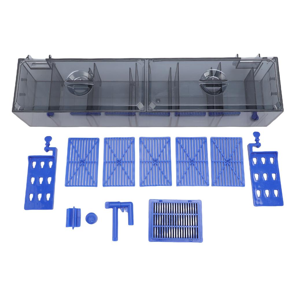 Hang On Aquarium Filter Progressive Filtering Hanging Waterfall Oxygenation Filter for 130L Fish Tank US Plug 110V