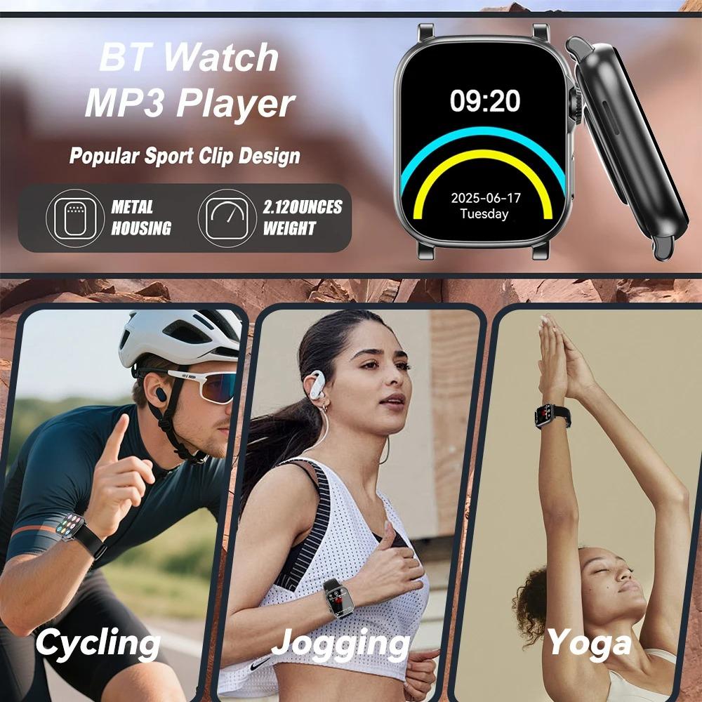 NEW Smart Watch MP3 Player Bluetooth 5.4 Connected Phone HIFI Music Fitness Sports Bracelet,Video,Heart Rate Monitor Sport Smart Watch