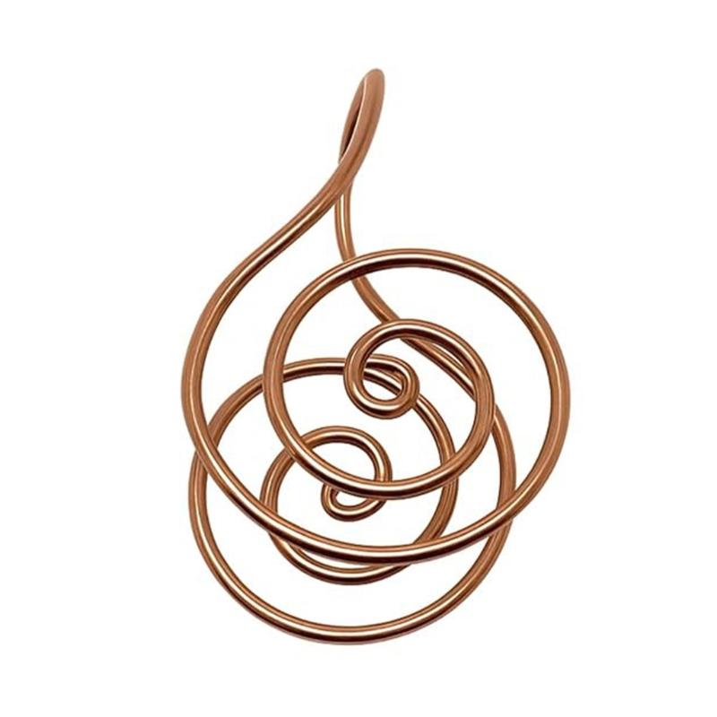 

Adjustable Copper Wire Spirals Bracelet For Daily Wear Unique Jewelry Energetic Hand Rings For Men And Women