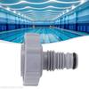 Grauer 11mm P6H1119 Ablaufventilanschluss Poolablaufschlauchadapter Ersatzfitting für Schwimmbad Spa