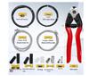 Bicycle Brake & Shifter Cable Housing Set - Universal 5mm/4mm for Mountain/Road Bikes