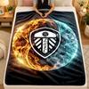 Manta de Flanela Leeds United Futebol Quente Macia Manta de Lançar para Uso Interno Sofá Cama Sala de Estar