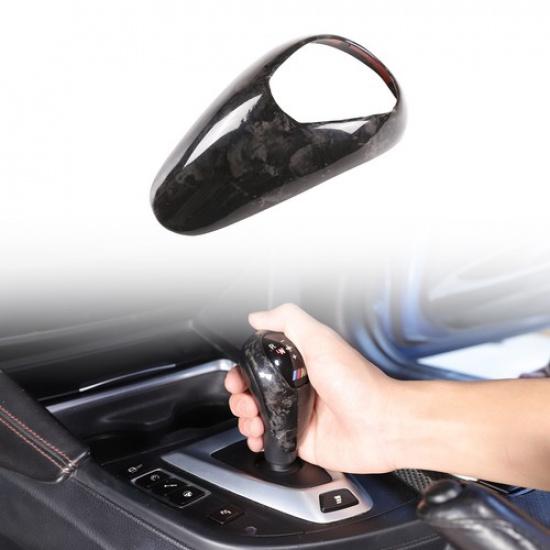 Geschmiedete Echte Kohlefaser Innenraum Getriebeschalthebel Schalthebel Verkleidung Für BMW M3 F80 M4 F82