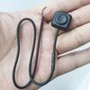 Momentary Push Button Switch ON/OFF 12V/24V Surface Mount Mini Round Black Button for Horn Doorbell Temporary Control