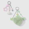 Cute Cartoon Animal Keychain Soft Plush Rabbit Frogs Design Lightweight Sturdy Alloy Acrylic Accessory Gift