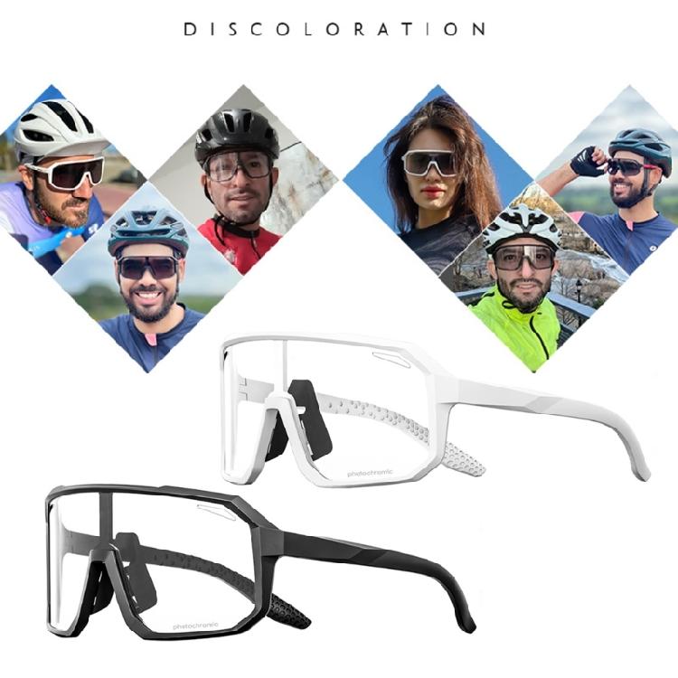 Bicycles Windproof Eyewears Photochromic Cycling Glasses Outdoor Sports Bike Glasses Sunglasses for Men and Women