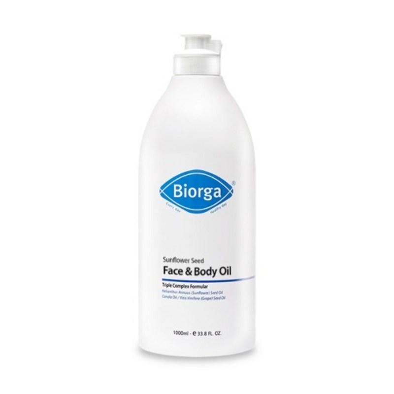 Bioga Sunflower Seed Body Oil 1000ml Large Size, 1L, 1 pcs