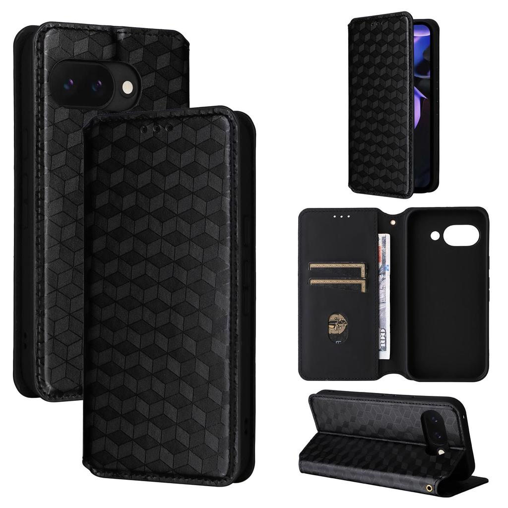 Flip Cover compatible for Google Pixel 10A PU Leather Phone Case Full-Body Protection with [RFID Blocking]