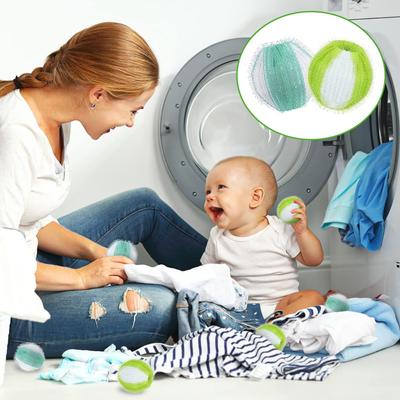 PiAEK Laundry Balls 12PCS, Pet Hair Remover for Laundry, Reusable Pet Hair Remover Washing Machines Animal Fur Clothes Hamper Hair Remover for Laundry