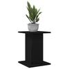 Plant Stand 2 pcs Black Oak Effect 30 x 30 x 40 cm