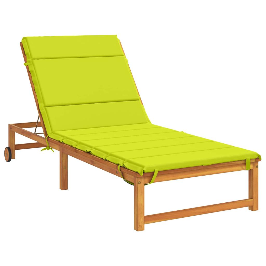 Sun Lounger Cushion GEMERT 100percent Polyester Light Green