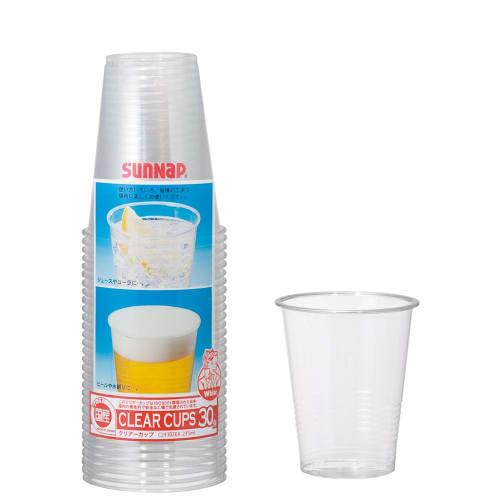 Sunnap Clear Cups, 215ml, 30-count, C2130ZEX