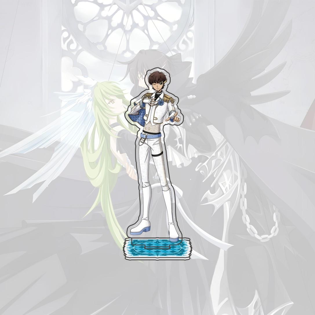 

Anime Code Geass: Lelouch of the Rebellion 15 cm Acrylic C.C Lelouch Standing Model Desktop Decoration Fan Gift 15 cm