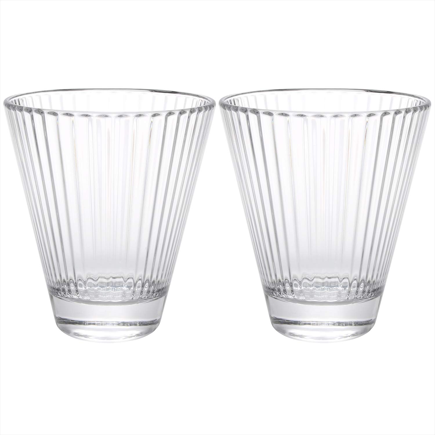 

Vetri Tumbler Clear 240ml Oval Tumbler Pair in Gift Box Diva IB-54