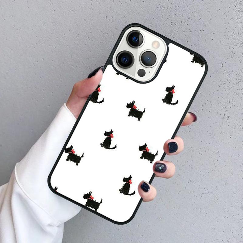 

Schnauzer Puppy Dog Phone Case For iPhone 17 Air 16 15 14 plus 11 12 13 Pro max Soft Bumper Shell Cover coque iPhone 11pro max