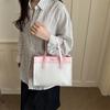New color matching women's casual new texture spring and summer fashion large capacity portable shoulder messenger bag