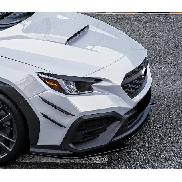 For Subaru WRX STI VB 2022+ Bodykit Car Front Bumper Splitter Spoiler Diffuser Protector Guard Exterior Tuning Accessories Part