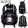 Death Note Day Man Full Color Printed Backpack Double White Edge Decorated Student Bag Computer Bag Travel Bag