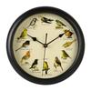 Sound Feature Wall Hanging Clock 10 Inch Musical Wall Clock Singing Bird Clock  Room Decoration