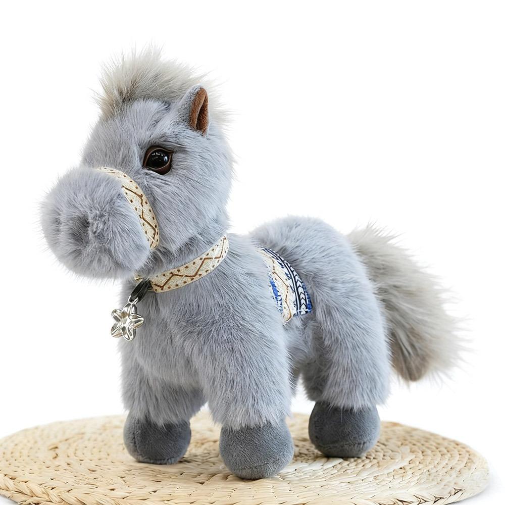 Miniature Pony Doll Soft Stuffed Horse High Quality Horse Toy  Zodiac Year of the Horse Gift