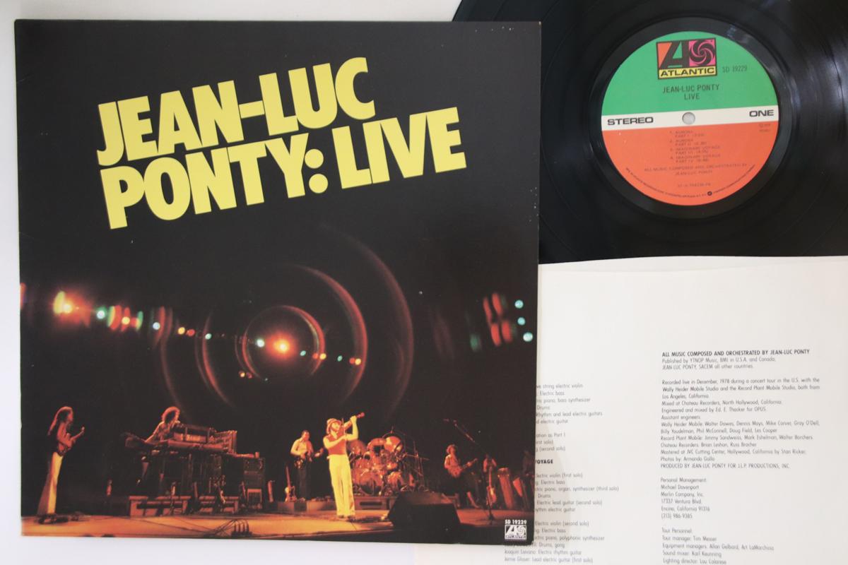 

LP Record JEAN-LUC PONTY - Live SD19229 ATLANTIC 1979 US Jazz Used