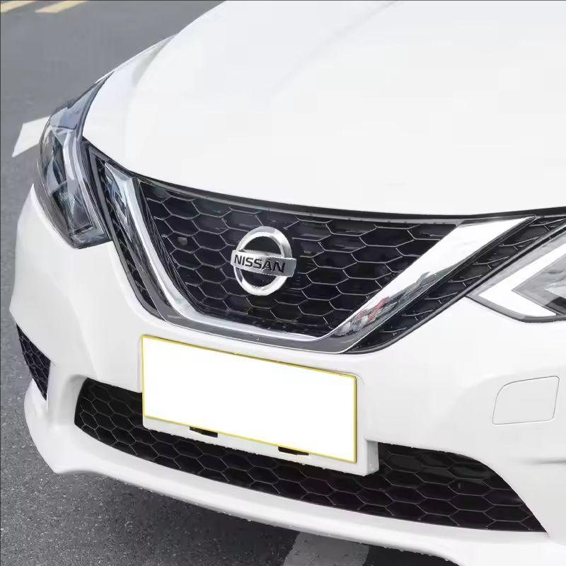 ANM1 3D ABS Samochód Przód Głowa Maska Grill Emblemat Odznaka Dla Nissan Qashqai Juke Pulsar Sentra Altima Patrol Micra Rogue Almera Ver
