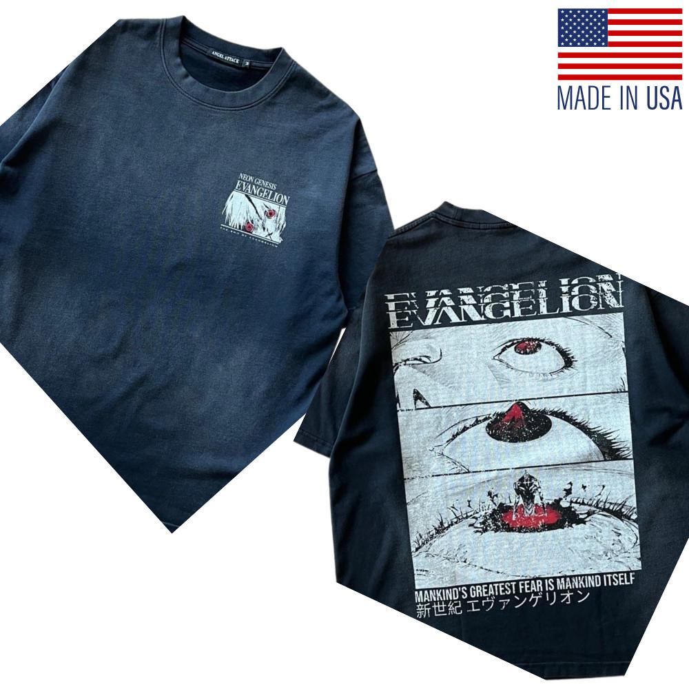 Anime Mecha Vintage Style Shirt – Retro Ending Scene Graphic Tee AN44658 Reprint Unisex T-Shirt L