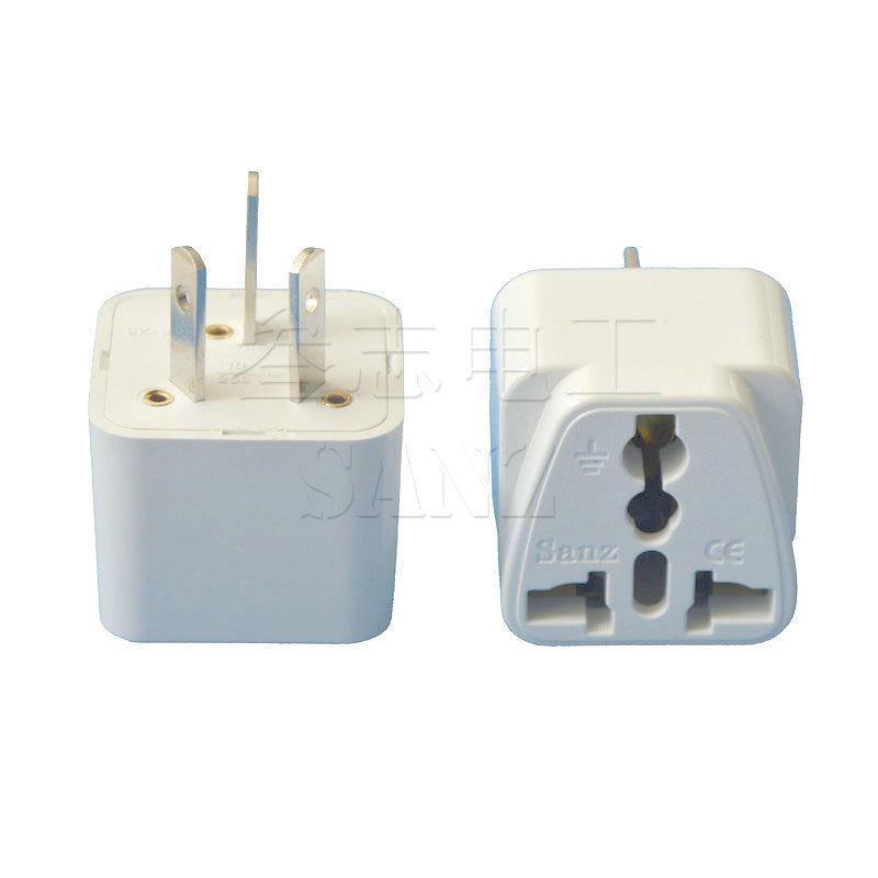 Pure Copper 3-Pin Grounded Universal Adapter for US, UK, EU To Australian Socket