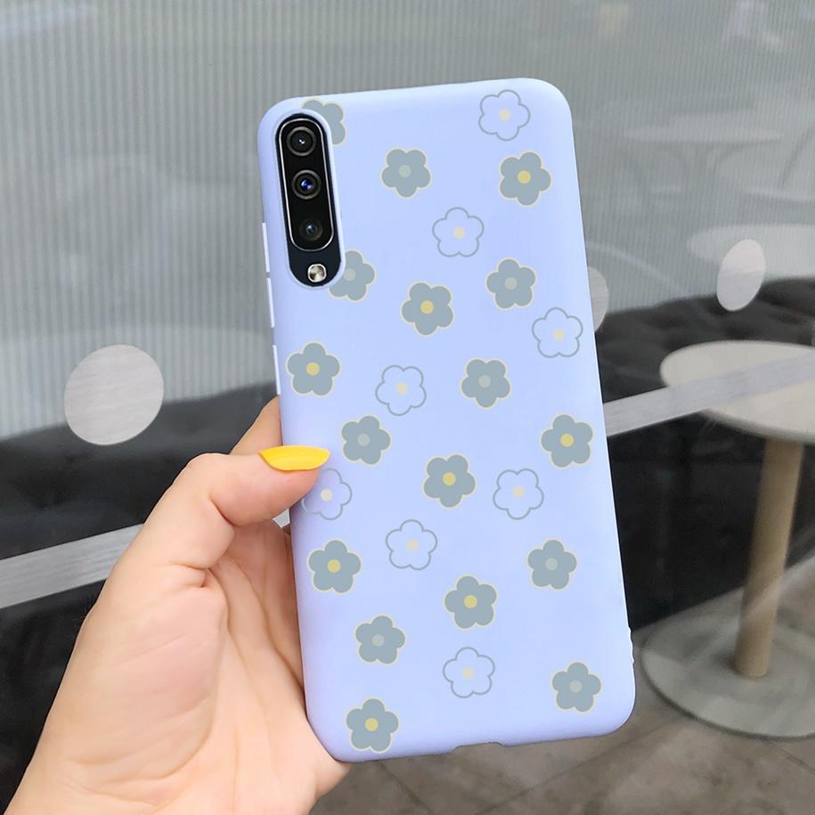 For Samsung Galaxy A70 Case Soft Rubber Tpu Phone Case Purple Lavender Cover For Samsung A70 2019 Case A 70 Back Cover A70s Case