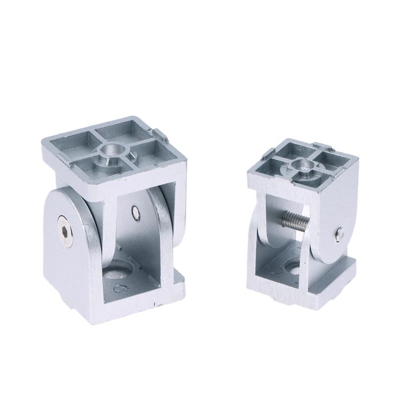 For 20 30 40 Series Aluminum Profiles 2020/3030/4040 Zinc Alloy Hinge Industrial Aluminum Adjustment Angle Connector