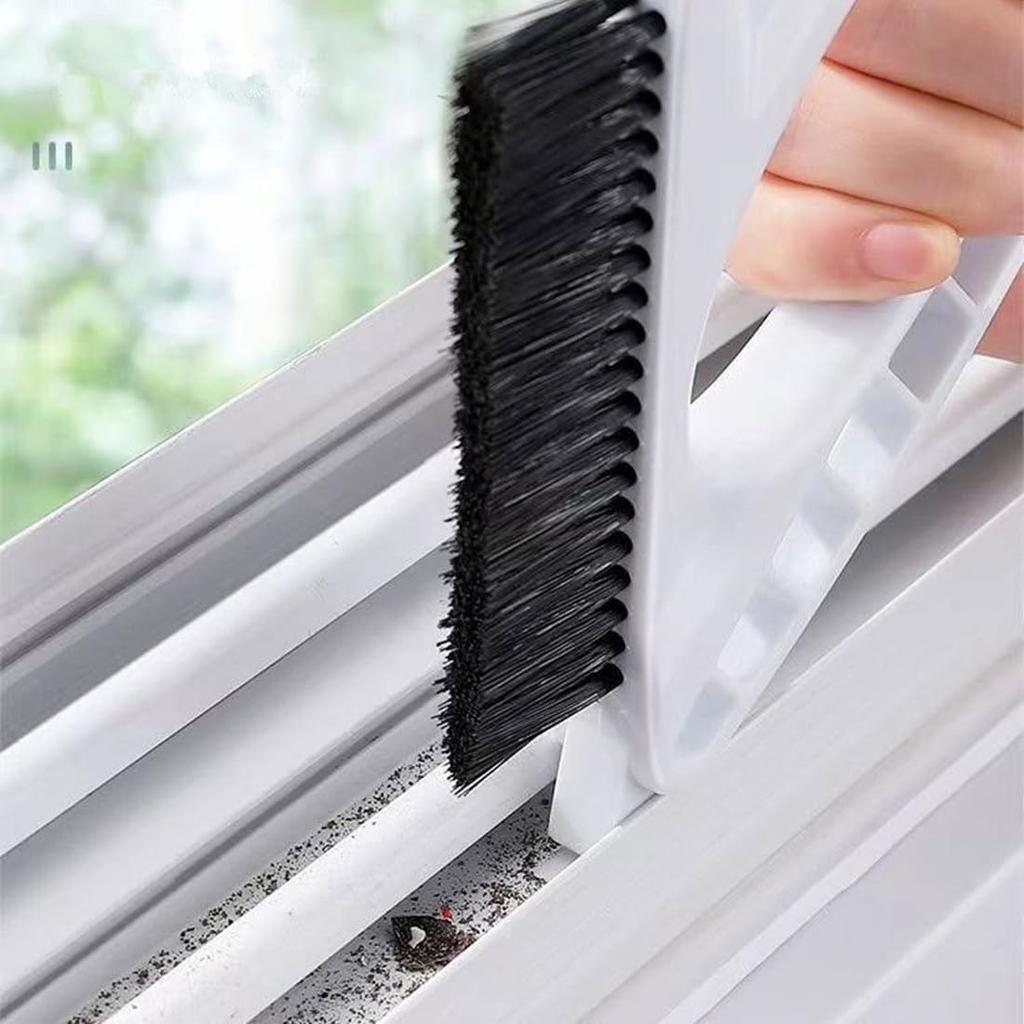 CMLLING Window , Glass Surface Wiper Cleaning Brush, Handheld Gap Window Truck Cleaning Brush for Window Cleaning