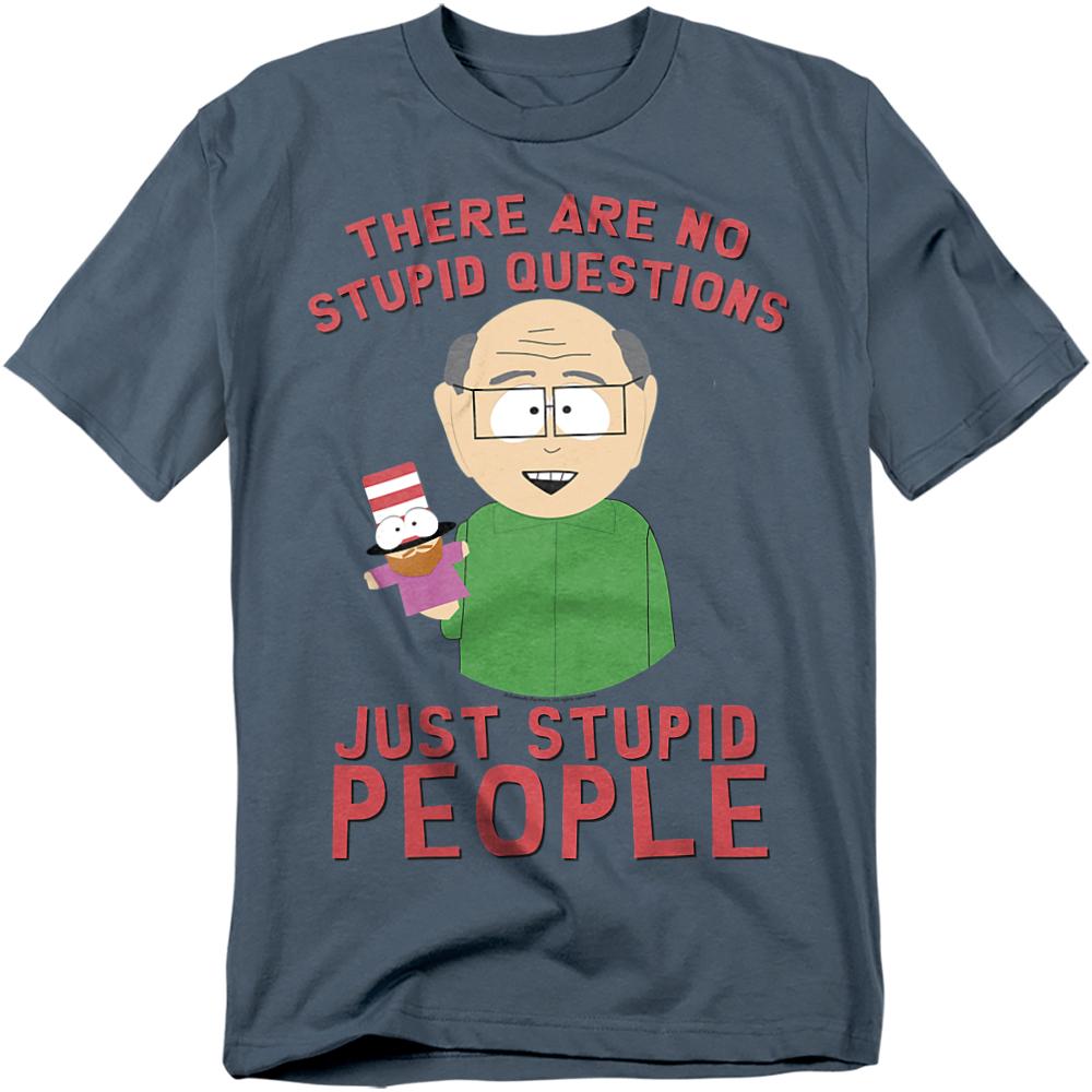 South Park Unisex Adult No Stupid Questions T-Shirt