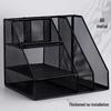 Metal Desktop File Organizer Rack