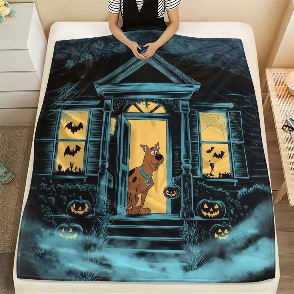 Scooby‑Doo2 Flannel Blanket, High quality Comfortable for All Seasons, Home Decor, Warmth and Comfort