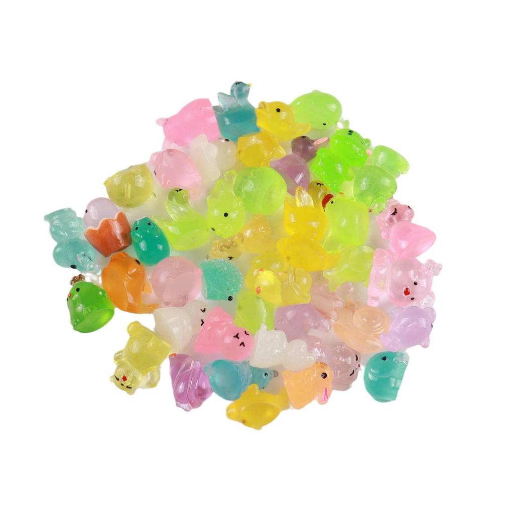 Świecące spinki do włosów ze zwierzętami z kreskówek: Królik, Kaczka, Panda, Truskawka, Niedźwiedź, Żółw