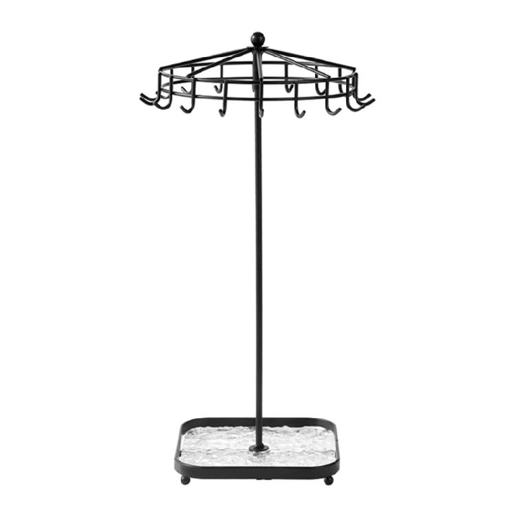 

Practical Acrylic Metal Jewelry Display System 360 Degree Rotation Design Suitable for Professional Retail Exhibitions чёрный