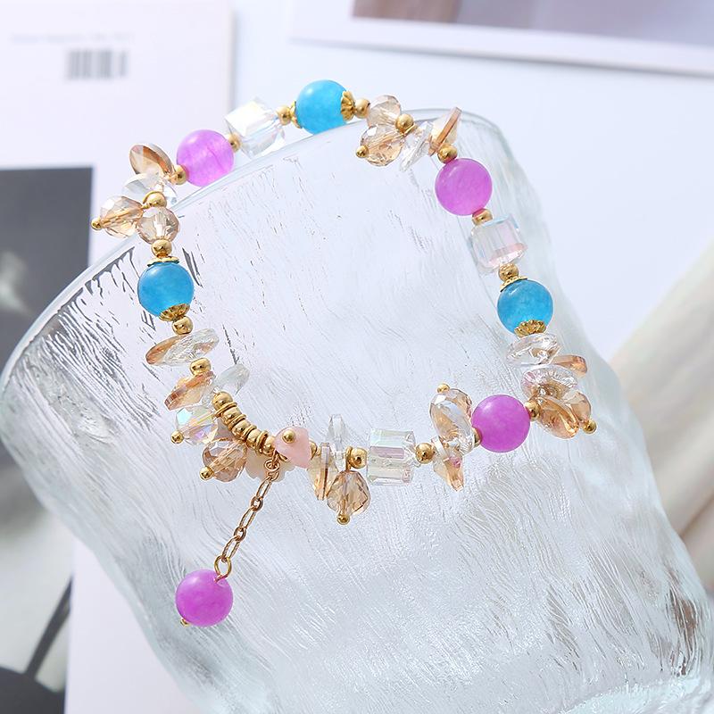 Crystal Bracelet Strawberry Crystal Bracelet Bangles Women Fashion Jewelry Accessories Gift