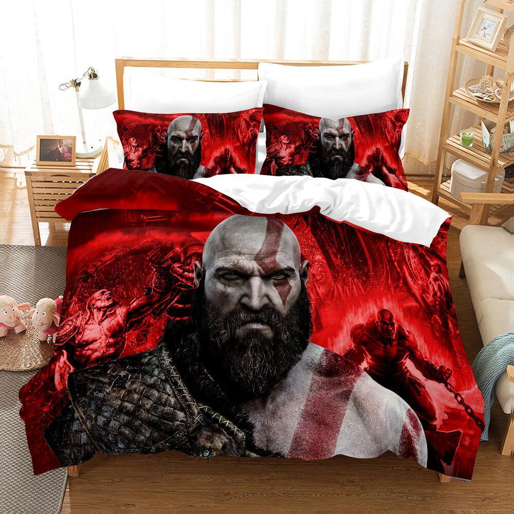 Movie Game Three-Piece Quilt Cover Printing 3D Digital Printing Quilt Kit