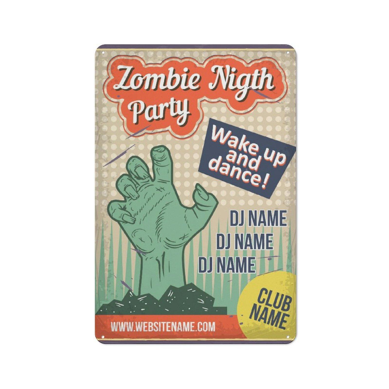 

1 шт. Винтажная металлическая жестяная табличка с состаренными деталями под ржавчину для декора стен дома, доступны два размера: 20x30 см или 30x40 см 20*30CM