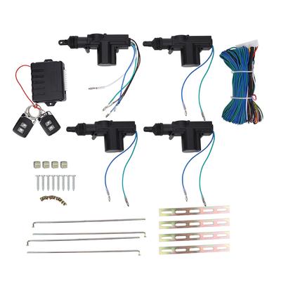 Car Universal Door Remote Keyless Entry Central Lock Kit System with Light Anti Theft Device