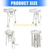 F26C Pants Shortener Pin Alloy Fringe Safety Pin Decorative Brooch For Clothing Jeans