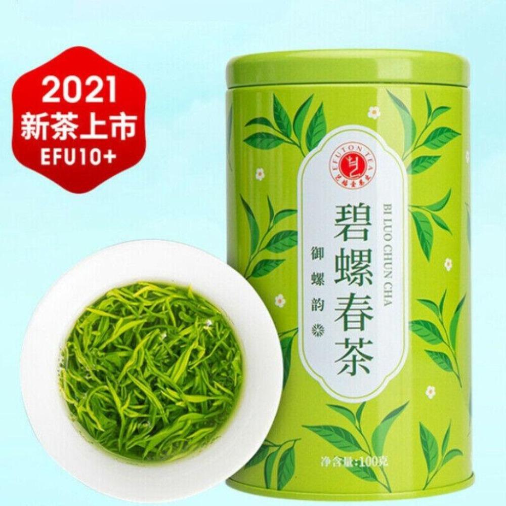 Biluochun Geurige Groene Thee In Blik Bi Luo Chun Chinese Specialiteit Thee